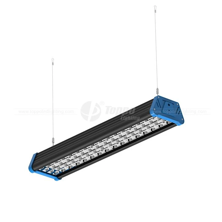 High Energy Efficient Asymmetric Honeycomb T-line Linear Highbay Light