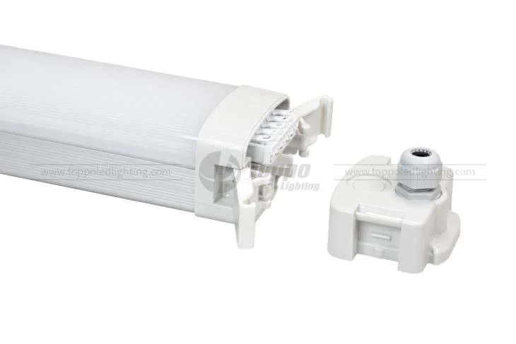 Tool Free Design Clip End Cap for Easy Installation LED Triproof Light