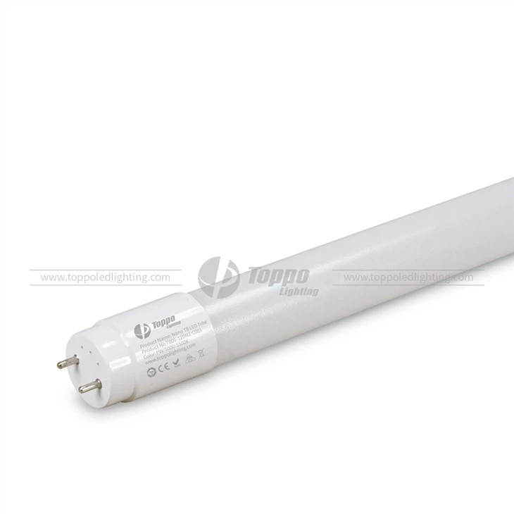 130-140lm/W Nano LED Tube 60cm 10W