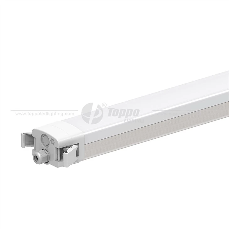 New Tool Free IP65 IK10 LED Vapor/Tri-proof Light GS SAA Approved 1-10v Dimming Function with Special Driver Tray