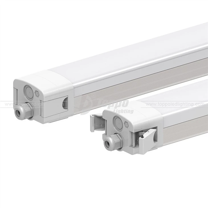 Linkable 120lm/W Tri-proof Light Warehouse LED Linear Light
