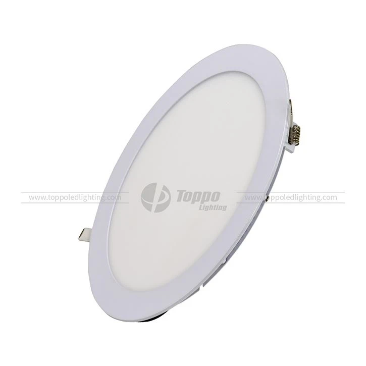 Material Round LED Panel Light with Aluminum Lamp Body