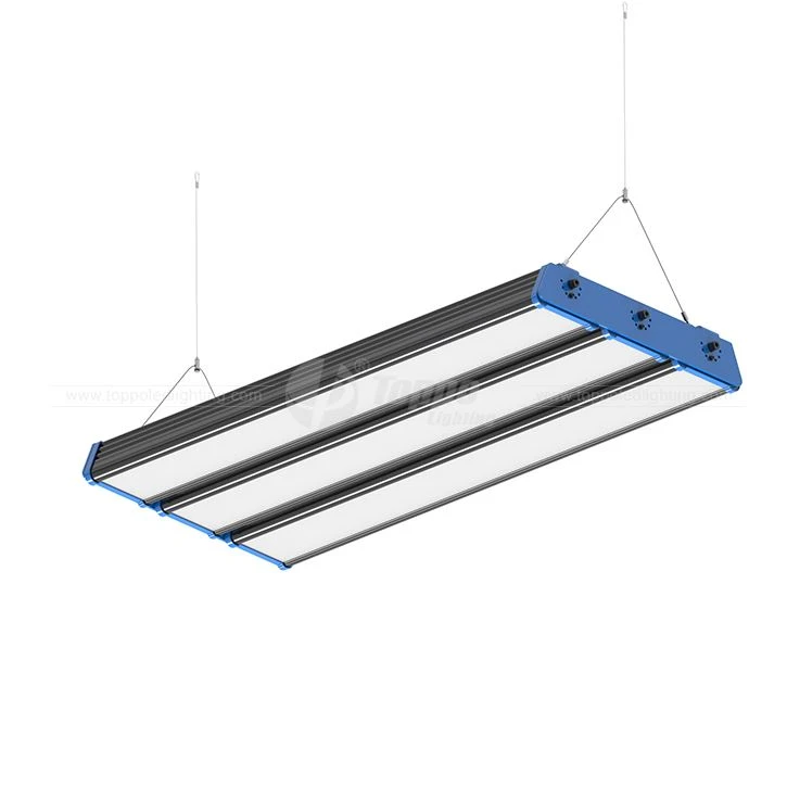 1-10V 140lm/w Dimming Dimmable 3*150w Modular LED Linear High Bay -Frosted Cover